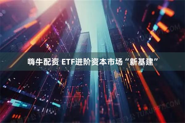 嗨牛配资 ETF进阶资本市场“新基建”